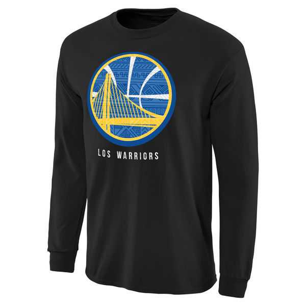 Golden State Warriors Noches Enebea Long Sleeve WEM T-Shirt - Black,We sell and wholesale Golden State Warriors Noches Enebea Long Sleeve WEM T-Shirt - Black on line form chian!